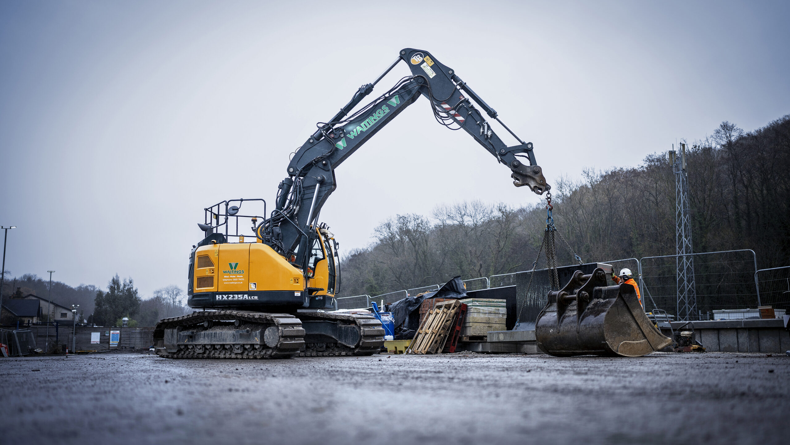 HD Hyundai’s HX235A LCR crawler excavator