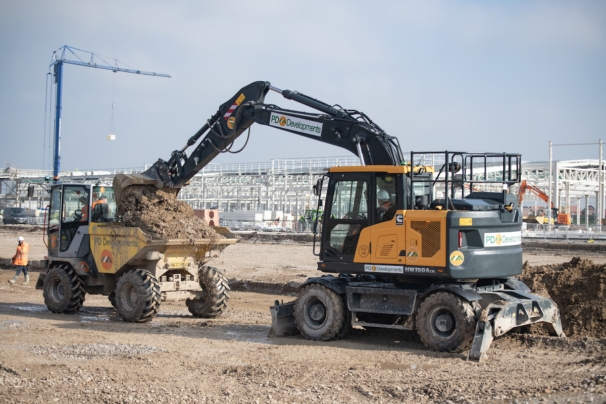 Hyundai introduces its HW150A CR wheeled excavator