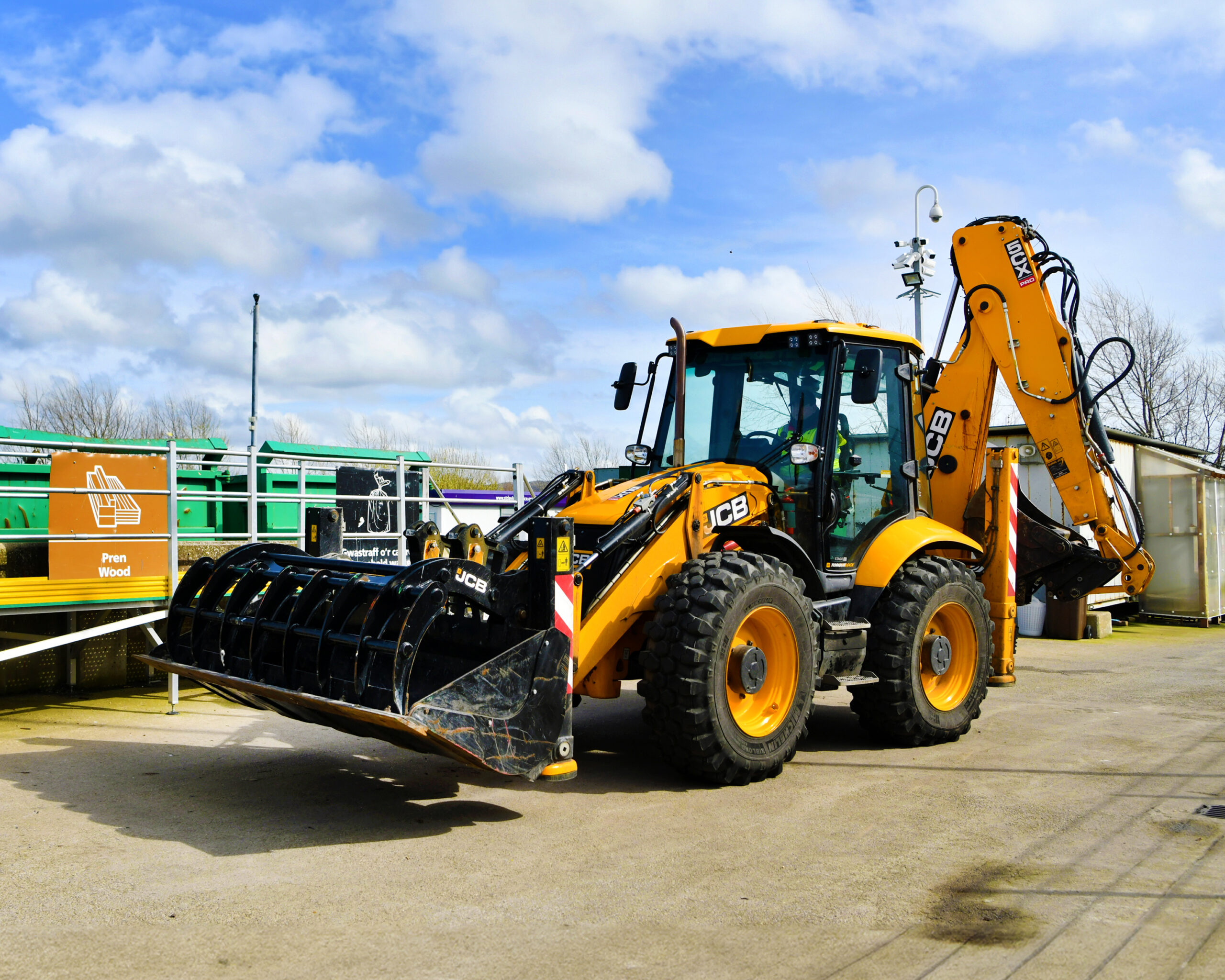 JCB’s backhoe loader