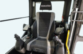 Komatsu has introduced crawler excavator operator cab upgrades