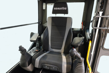 Komatsu has introduced crawler excavator operator cab upgrades