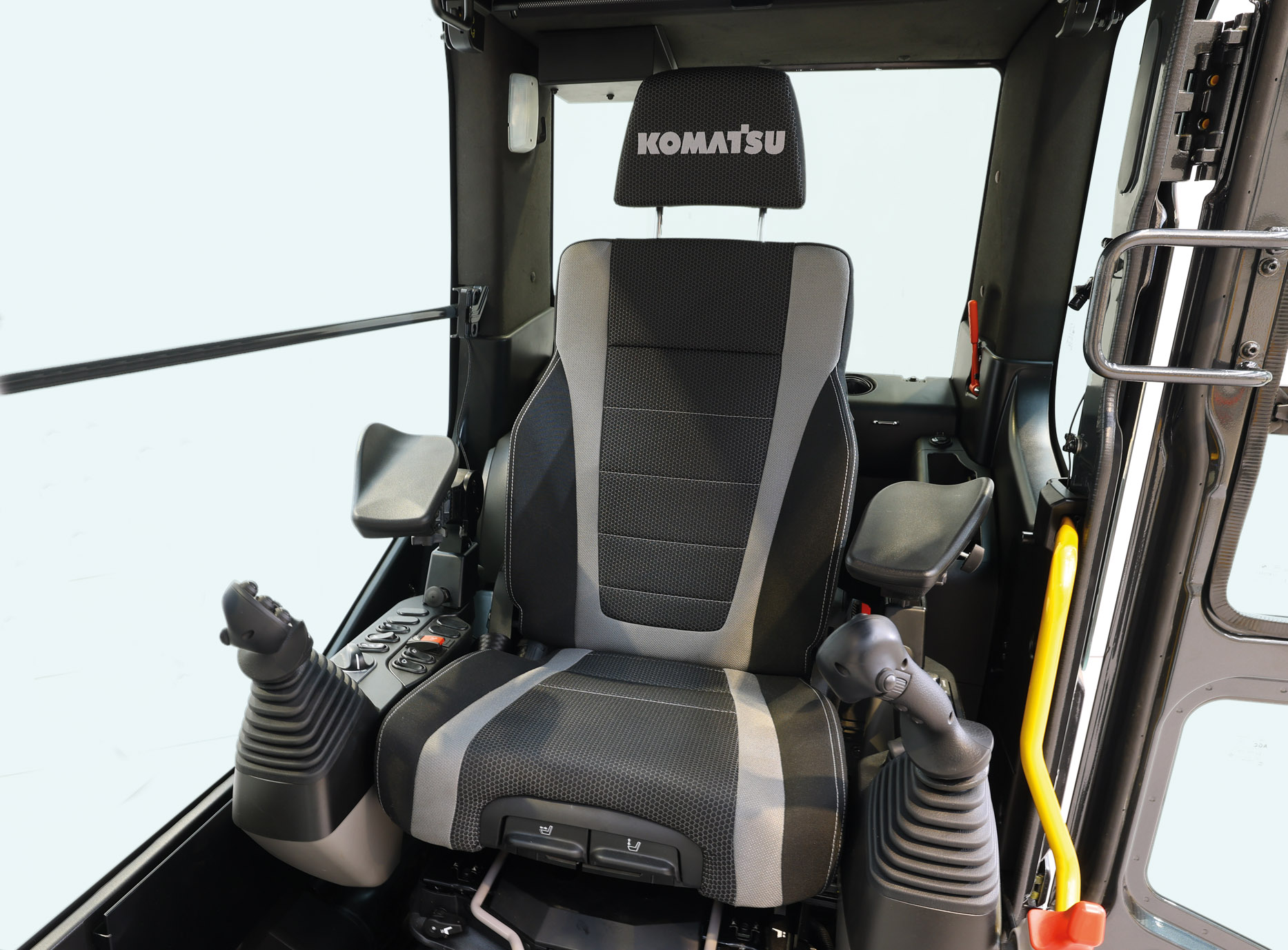 Komatsu has introduced crawler excavator operator cab upgrades