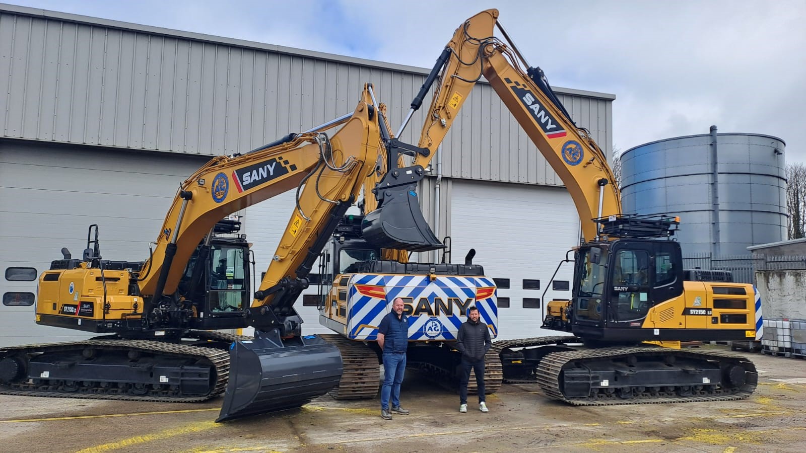 AG Wilson Civil Engineering has invested in three 24-tonne SANY excavators