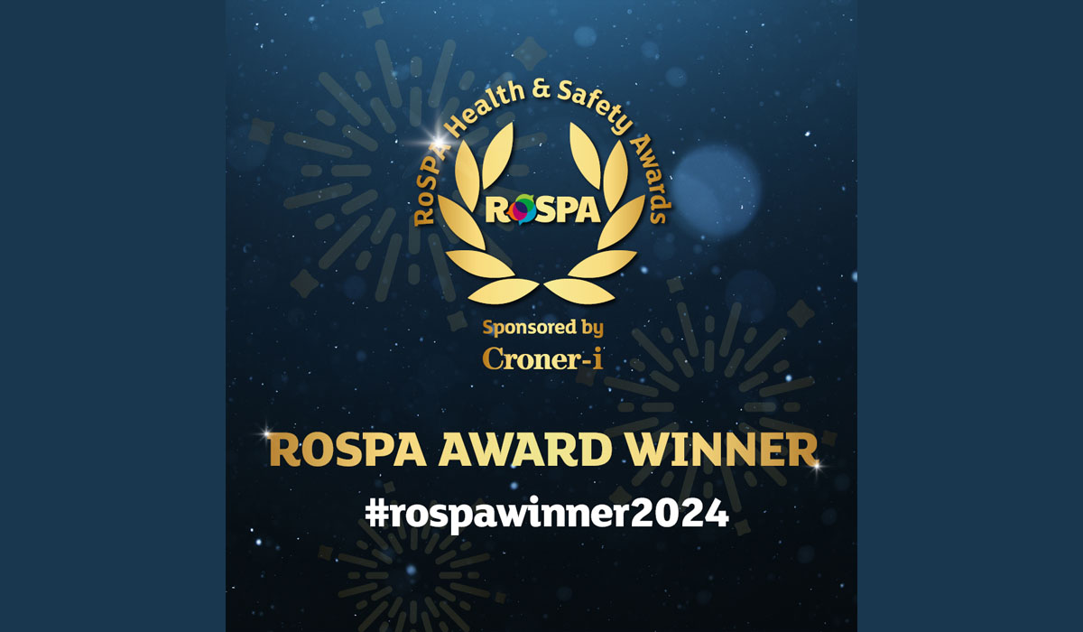 GAP Hire Solutions, winner of the RoSPA award