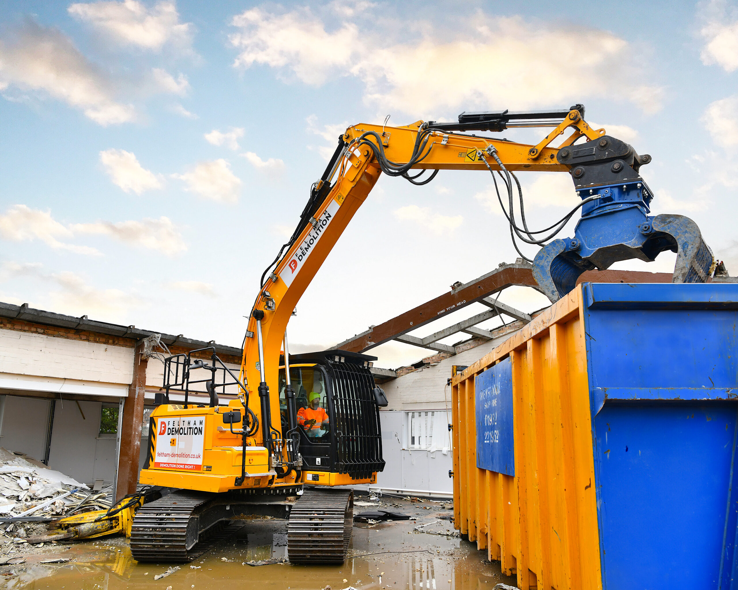 Feltham Demolition uses JCB’s 131X tracked excavator for its toughest assignments