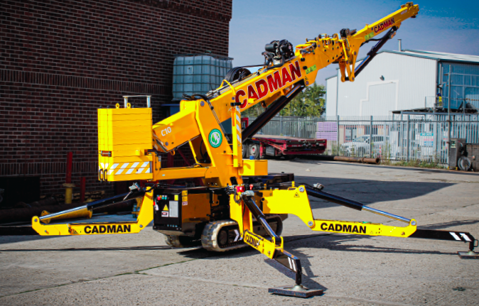 Cadman Cranes is recruiting the Hoeflon C10 spider crane