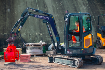 Two HX25Az mini excavators have gone to work for Donellon Contractors