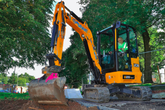 Tom Grant Plant Hire is a proud new owner of a JCB 26C-1