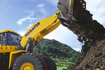 Komatsu’s all-new WA700-8 wheel loader