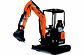 Develon’s new zero tail swing and conventional mini excavators