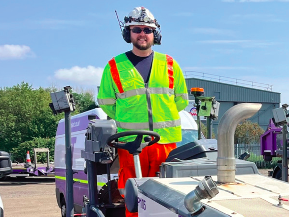 Trainee makes the grade